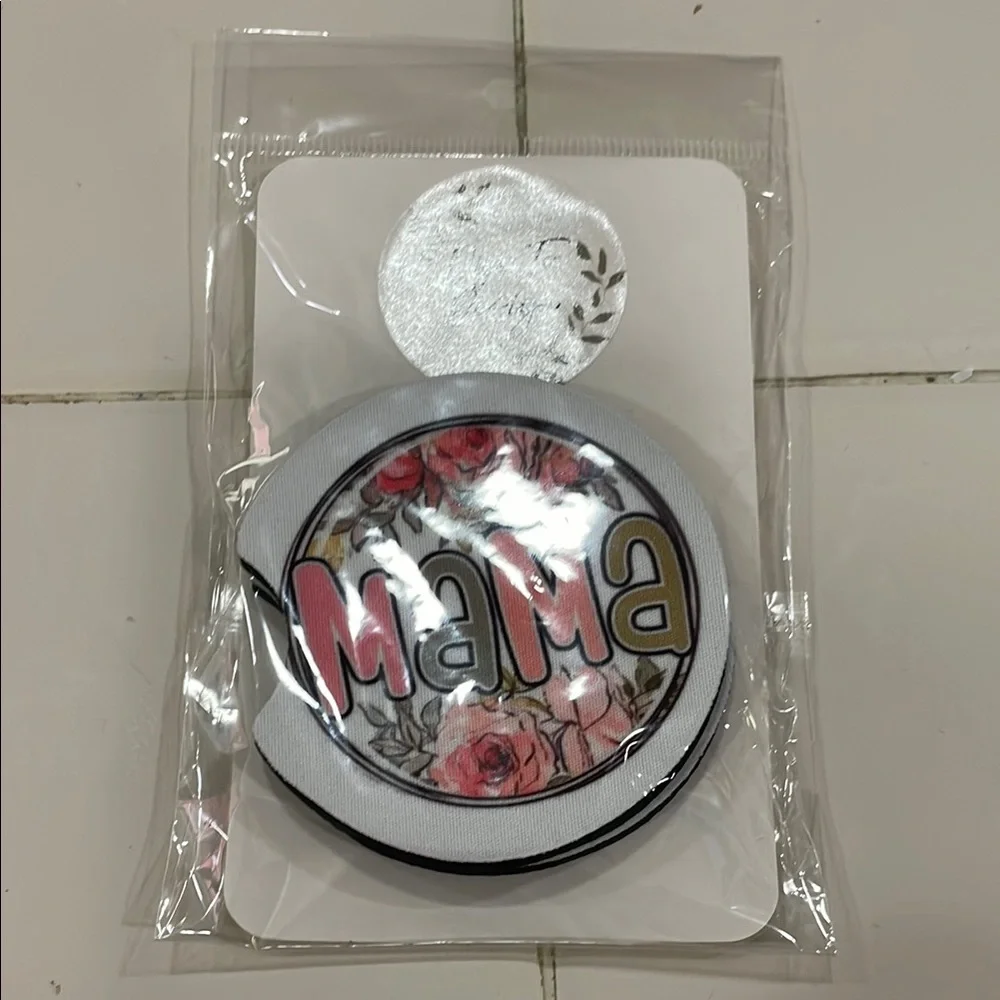 Handmade Floral Mama Car Coaster